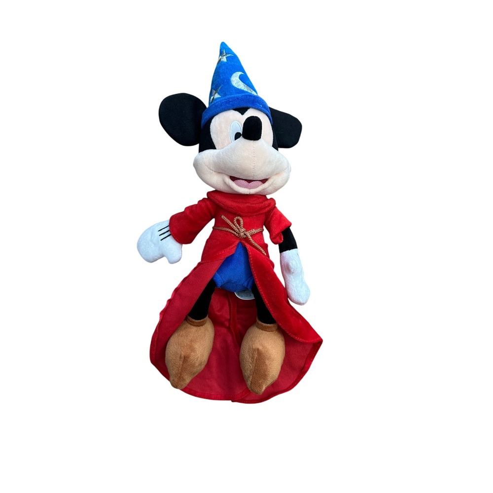 Disney Fantasia‎ Sorcerer musical Mickey Mouse Plush 90th anniversary